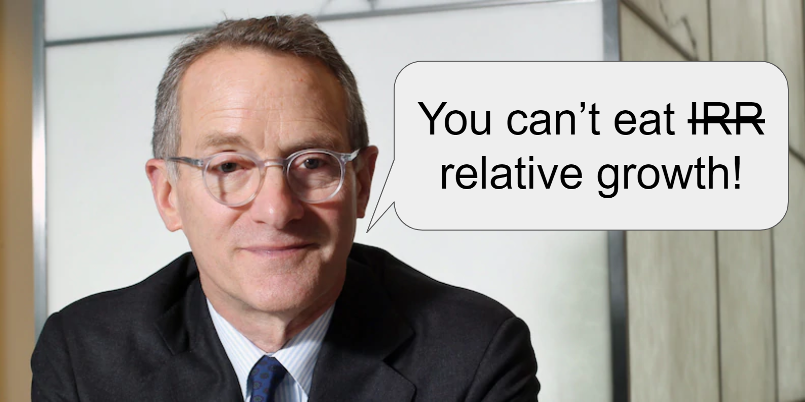 You Can't Eat Relative Growth